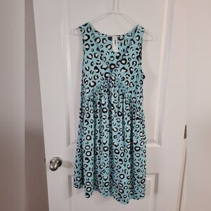 Heimish Leopard Teal Dress